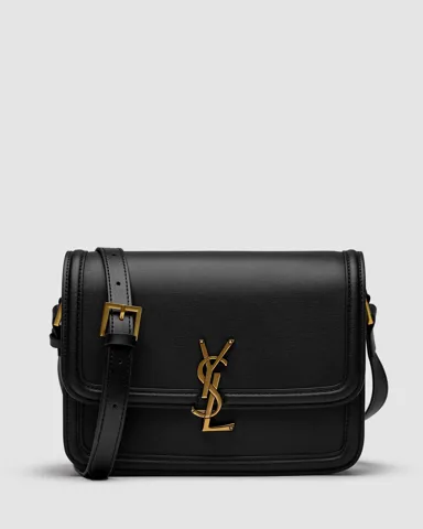 Saint Laurent Solferino Large Black/Gold