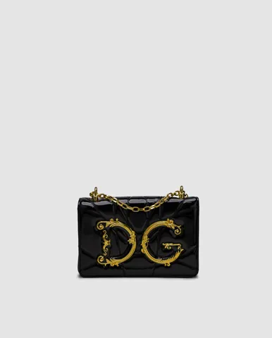 Dolce&Gabbana Nappa leather DG Girls Black