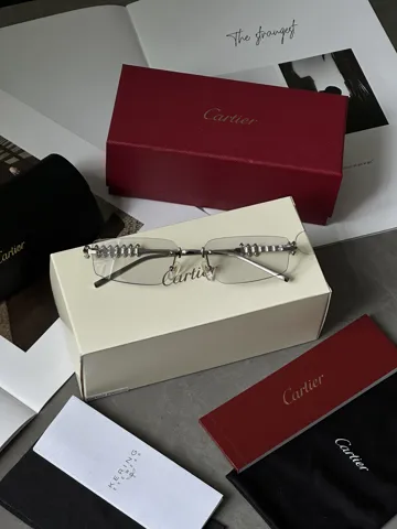 Cartier Clash Clear/Silver CT0544S 001 L Cat.2 58/16/140