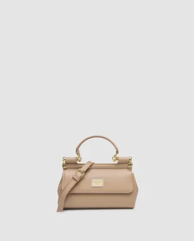 Dolce&Gabbana Sicily Small Handbag Beige