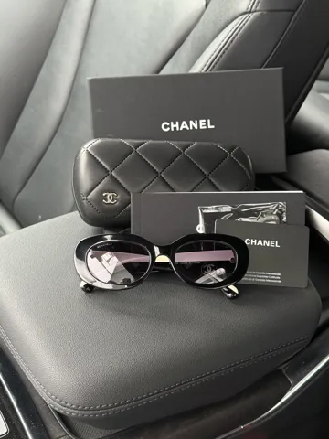 Chanel Black/Beige/Blue CH5562B C501S6 53/19/140