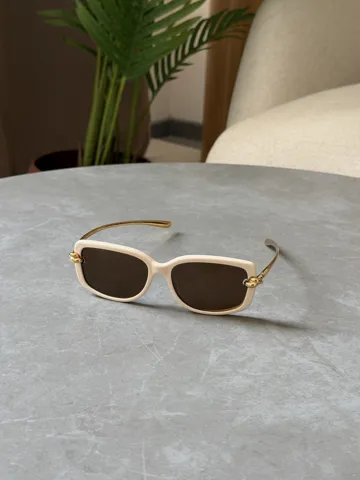 Bottega Veneta Beige/Gold BV1440SA 001 55/17/145 XL