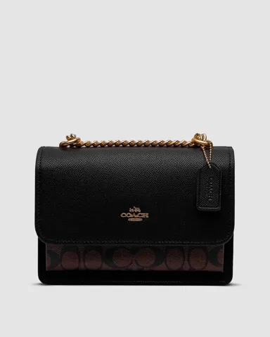 Coach Mini Klare Crossbody in Signature Canvas Brown