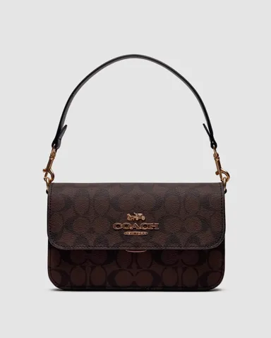 Coach Brynn Flap Crossbody In Signature Canvas Brown