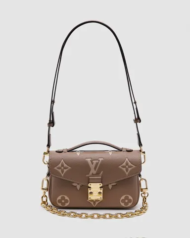Louis Vuitton Pochette Métis East West Bag Beige