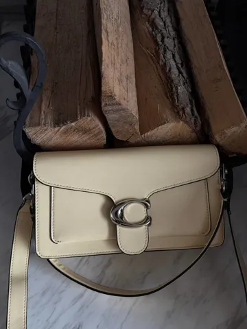 Coach Tabby Shoulder Bag 26 Yellow/Silver (магнітна коробка)